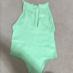 Mint Green Kids One Piece Swimsuit